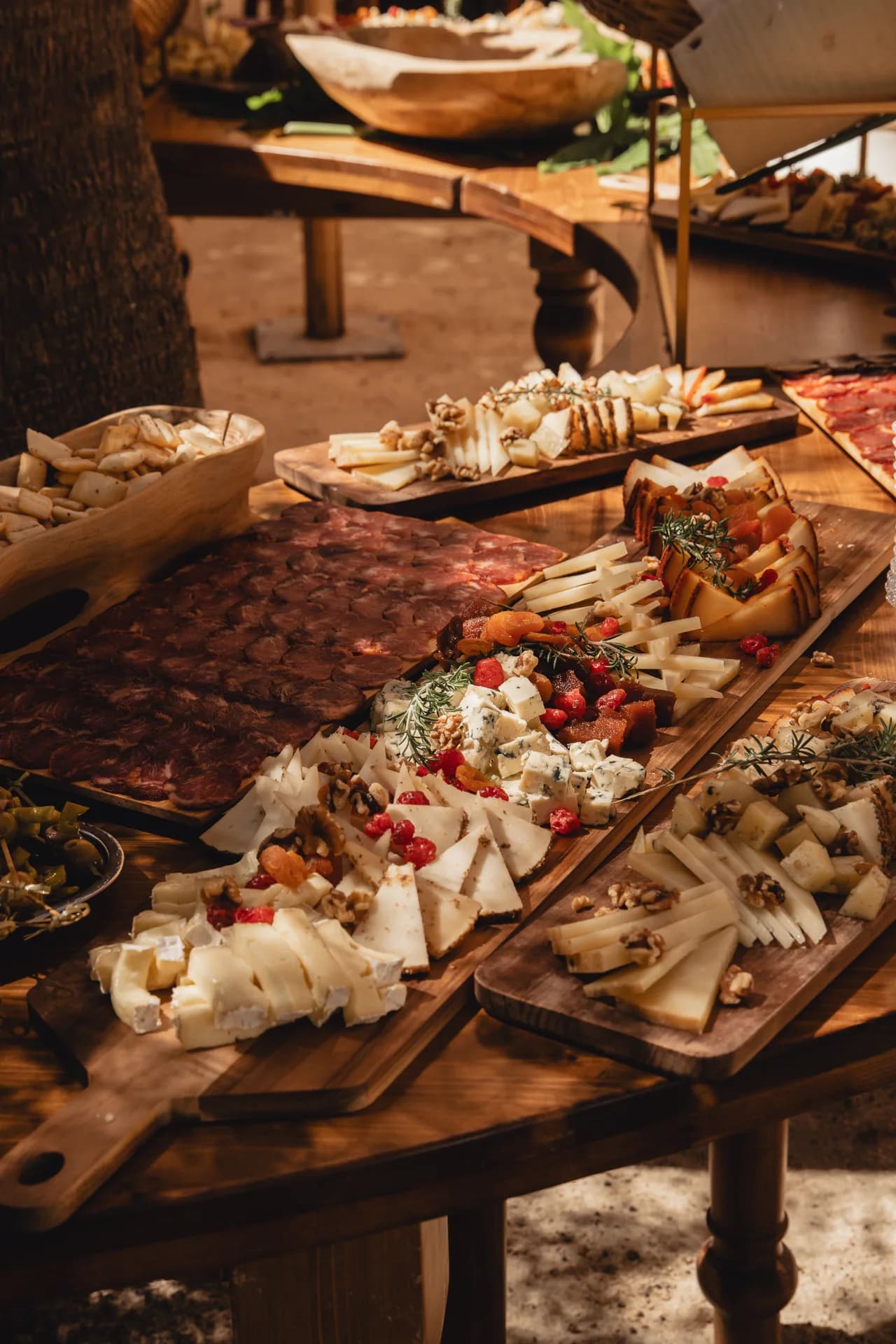 Montaje de mesa para una celebración privada