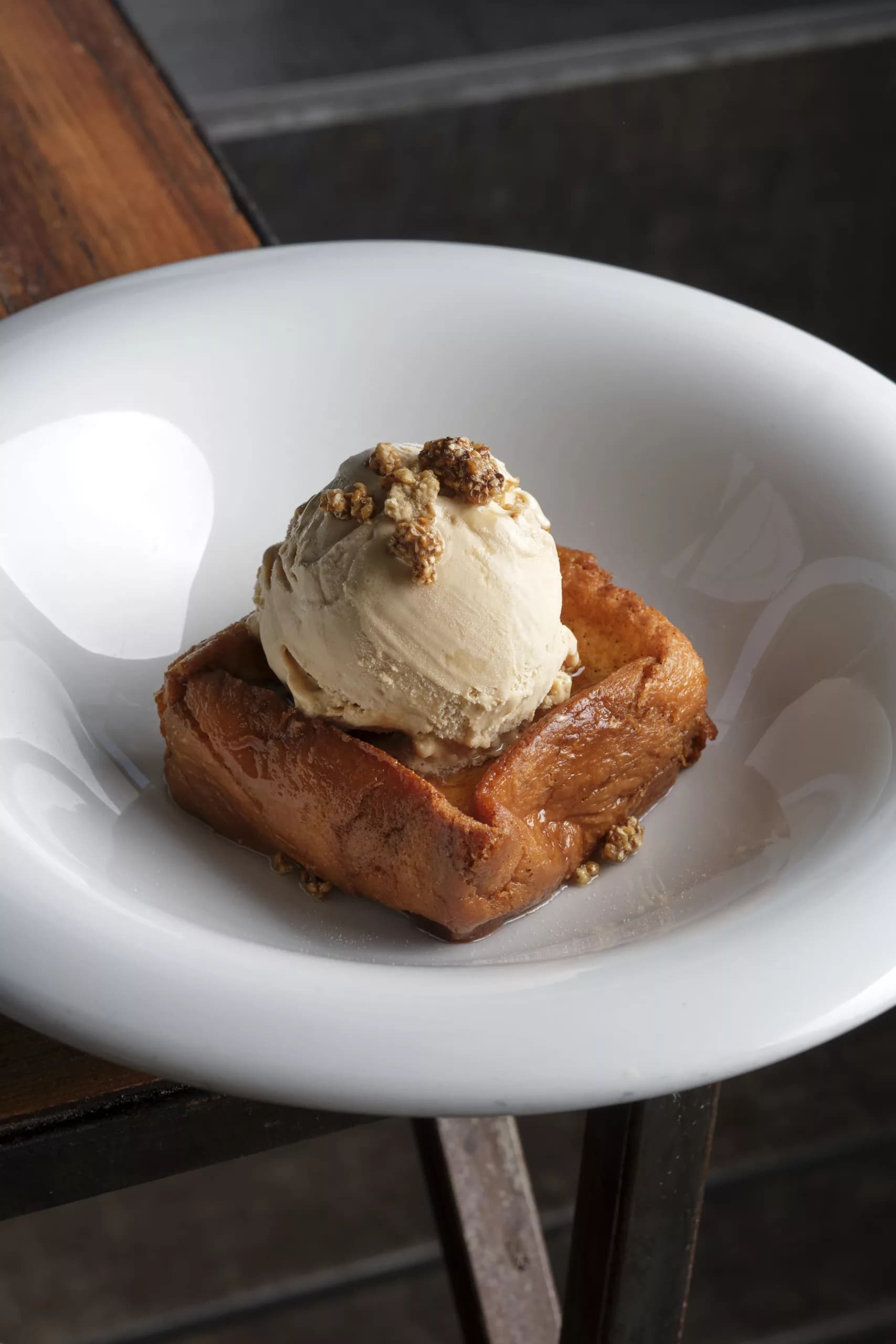 Torrija de pan brioche como postre